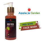APPLE JE GARDEN Handmade Red Wine Face Wash with Coconut Oil & Orange – 100ML