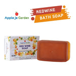APPLE JE GARDEN Handmade Red Wine Soap with Orange & Coconut Oil - 100GM