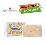 APPLE JE GARDEN Handmade Shea Butter Soap with Oatmeal & Saffron - 100GM