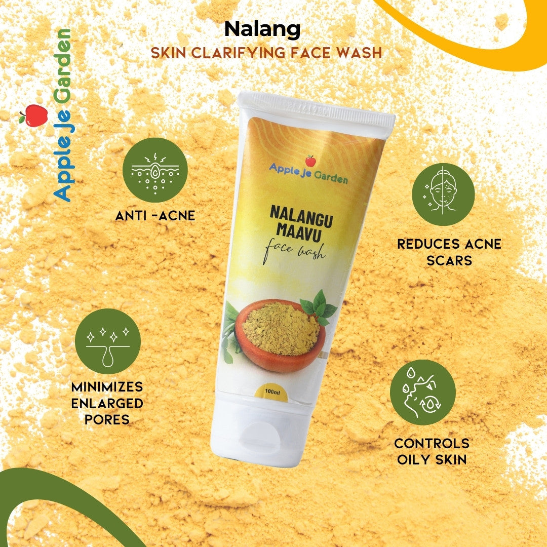 APPLE JE GARDEN Handmade Nalangu Face Wash with Ayurvedic Herbs – 100ML
